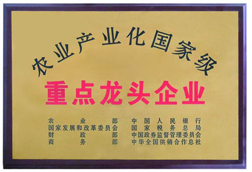 國家級農業產業化重點龍頭企業